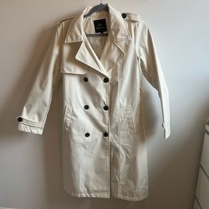 FARVALUE Women's Long Double Breasted TrenchCoat Water Resistant Classic Peacoat